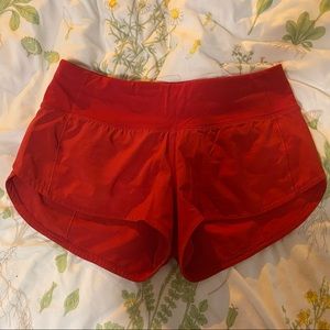 Lululemon speed up low rise shorts